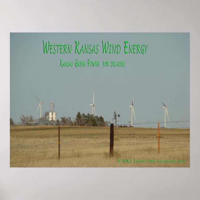 Kansas Vind Energy Poster (Framsidan)