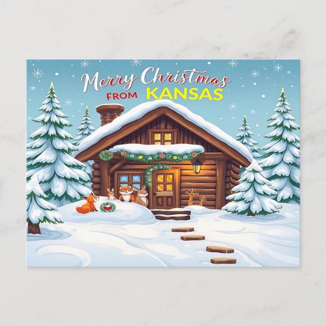 KANSAS-vykort Vykort (Framsida)