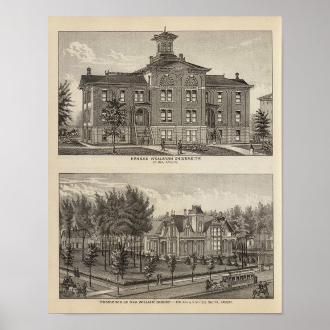 Kansas Wesleyan Universiteten Poster (Framsidan)