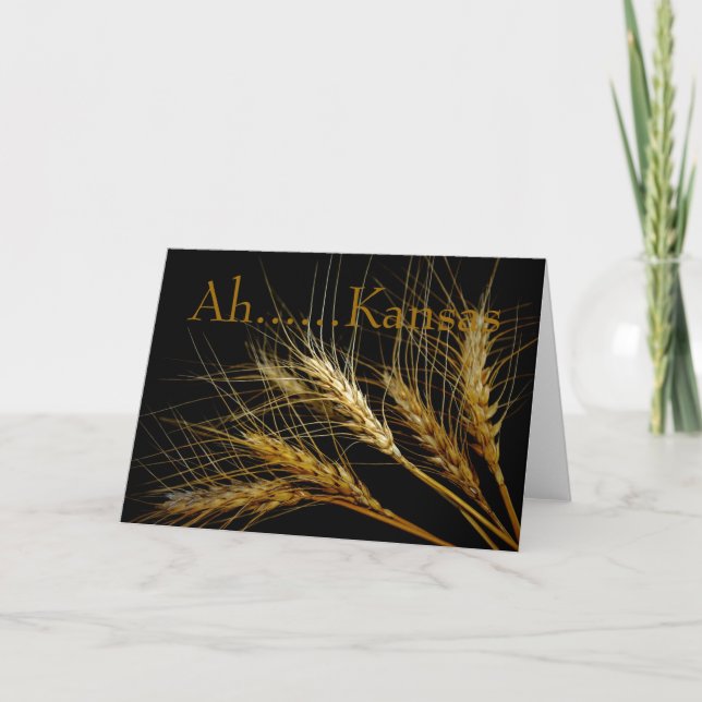 Kansas Wheat Kort (Framsida)