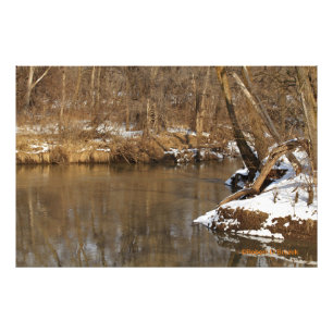 Kansas Winter Wonderland Photo Utvidgning Fototryck