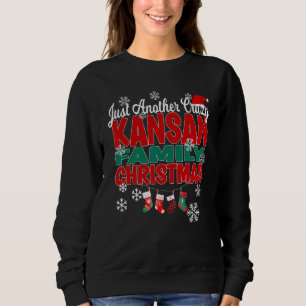 Kansas Xmas Bara En Galen Kansan Familj Chris T Shirt