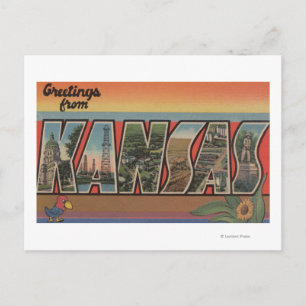 KansasLarge Brev ScenesKansas Vykort