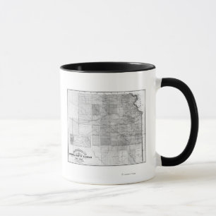 KansasPanoramic MapKansas Mugg