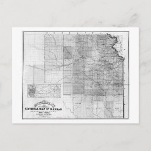KansasPanoramic MapKansas Vykort