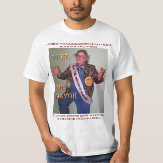 KÄNSELFÖRNIMMELSE BORGMÄSTARE TEE SHIRT
