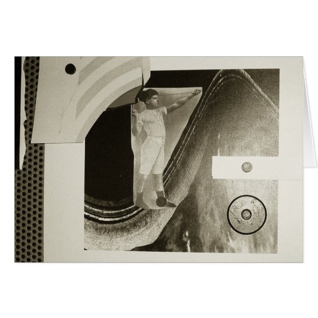 Känselförnimmelse brännskadan hälsningskort (Framsidan Horizontal)