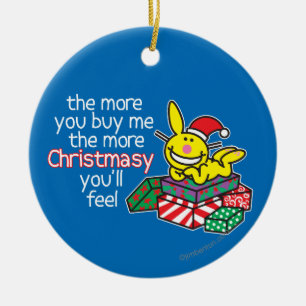 Känselförnimmelse Christmasy Julgransprydnad Keramik