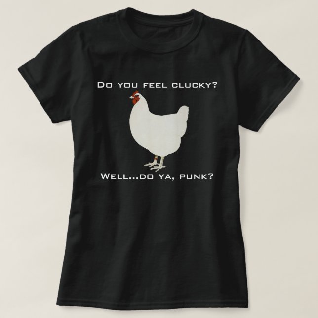 Känselförnimmelse Clucky T-shirt (Design framsida)