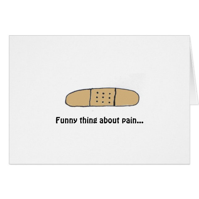 Känselförnimmelse det som läker den hälsningskort (Framsidan Horizontal)