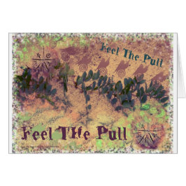 Känselförnimmelse handtag hälsningskort