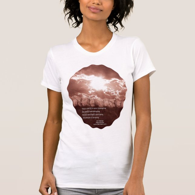 Känselförnimmelse inga onda kvinnor tee shirt (Framsida)