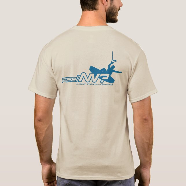 känselförnimmelse NV? (TM) Wakeboarder Tee Shirt (Baksida)