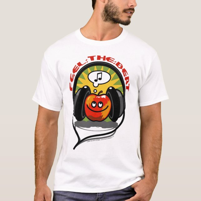 Känselförnimmelse takten tee shirt (Framsida)
