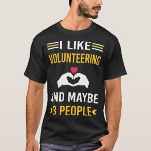 Kanske 3 frivilliga personer t shirt