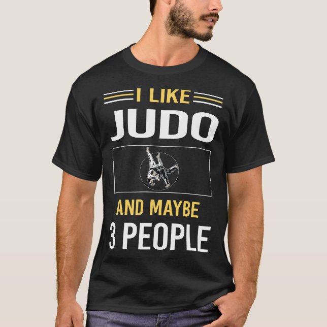 Kanske 3 personer Judo T Shirt (Framsida)