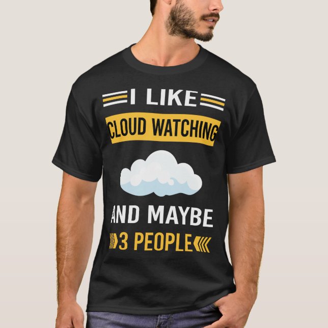 Kanske 3 personer som bevakar molnet t shirt (Framsida)