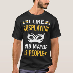 Kanske 3 personer som Cosplayar Cosplay Cosplayare T Shirt