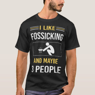 Kanske 3 personer som färgar Fossick T Shirt