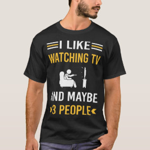 Kanske 3 personer som tittar på TV T Shirt