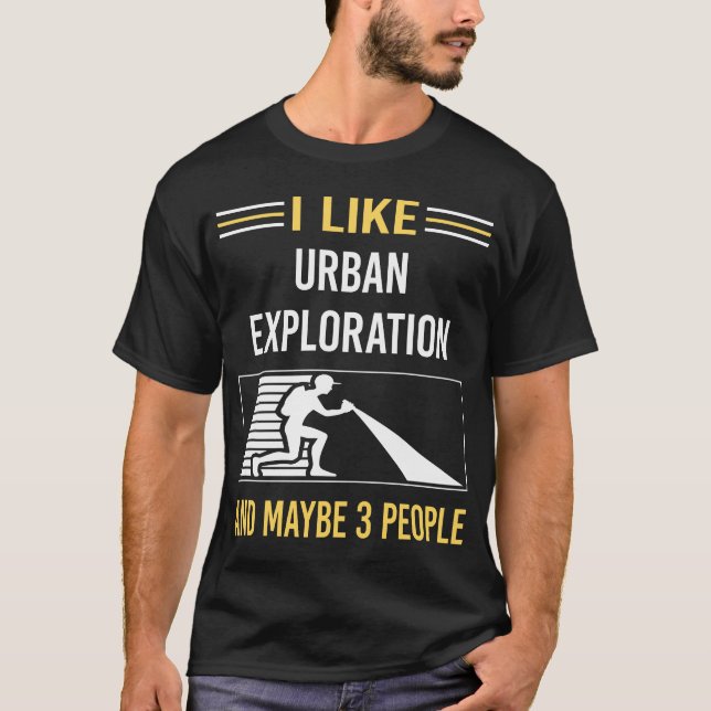 Kanske 3 Urban-prospektering T Shirt (Framsida)
