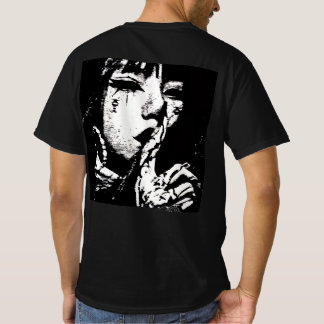 "Kanske Förtjänar Jag Detta" Tyst Emo Grafisk Hood T Shirt