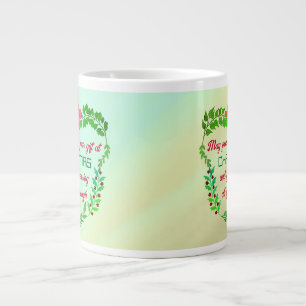 KANSKE FREDEN ÄR DIN GIFT PÅ CHRISTMAS JUMBO MUGG