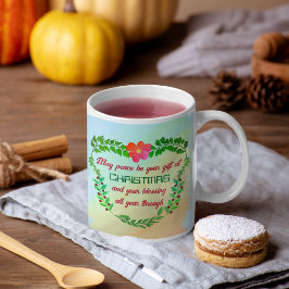 KANSKE FREDEN ÄR DIN GIFT PÅ CHRISTMAS KAFFEMUGG