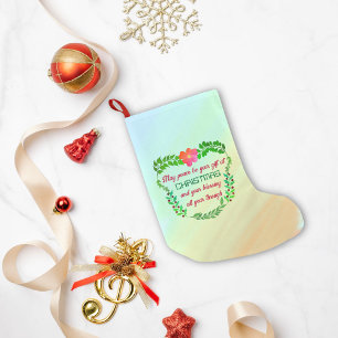 KANSKE FREDEN ÄR DIN GIFT PÅ CHRISTMAS LITEN JULSTRUMPA