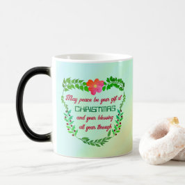 KANSKE FREDEN ÄR DIN GIFT PÅ CHRISTMAS MAGISK MUGG