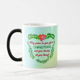 KANSKE FREDEN ÄR DIN GIFT PÅ CHRISTMAS MAGISK MUGG