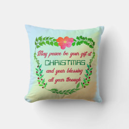 KANSKE FREDEN ÄR DIN GIFT VID CHRISTMAS 16 x 16 Kudde
