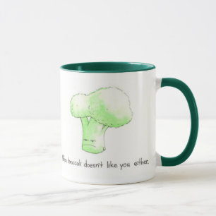 Kanske gillar broccoli inte dig Either! mugg