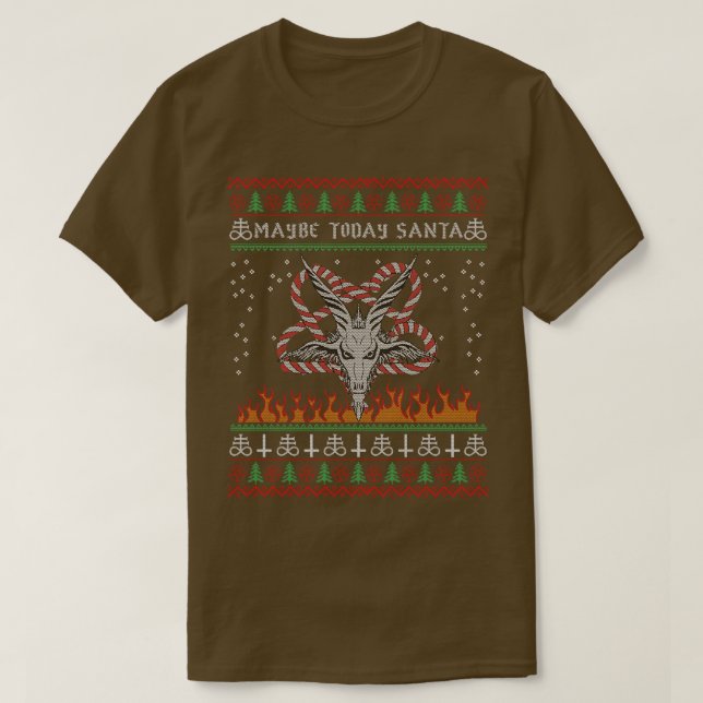 Kanske jultomten 2 i dag t shirt (Design framsida)