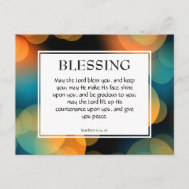 KANSKE LORD BLESS DIG | Christian Bible Verse Vykort