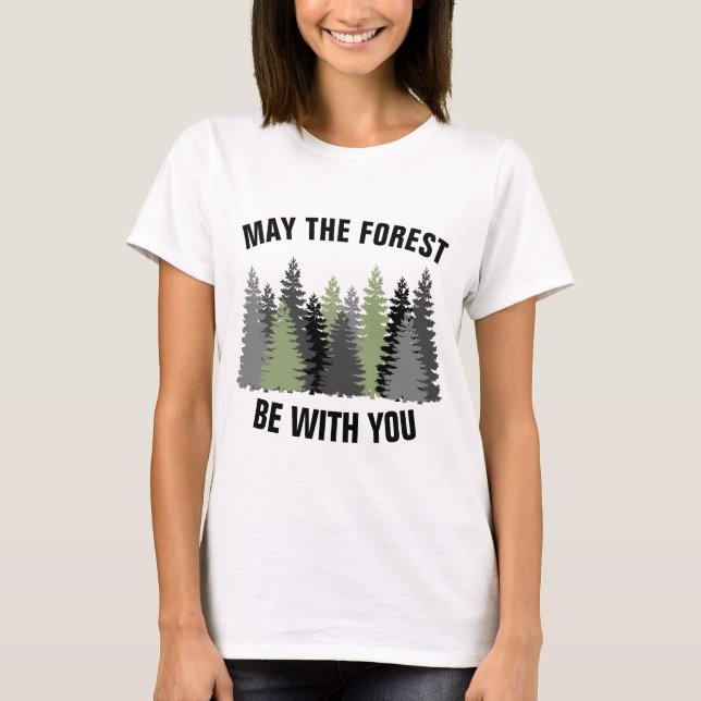 KANSKE SKOGEN ÄR MED DIG. T SHIRT (Framsida)