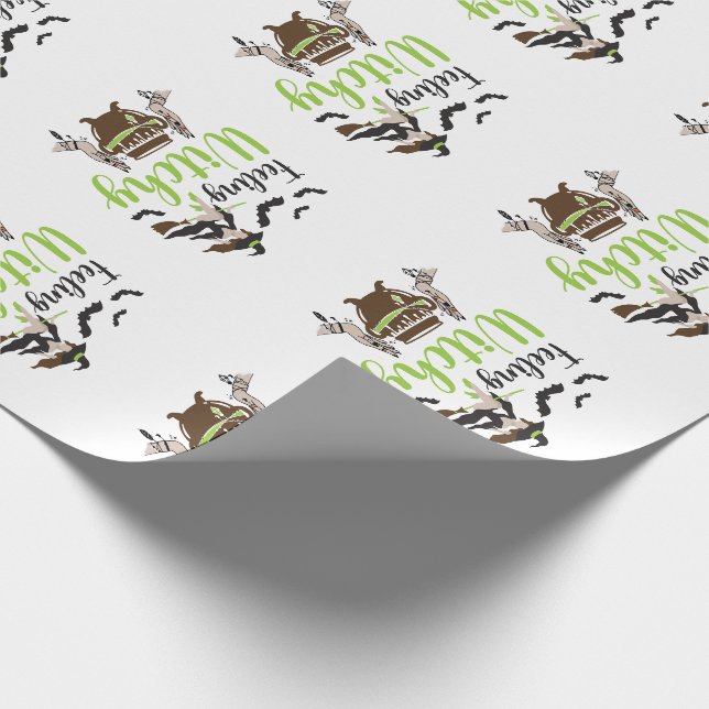 Känsla av häxchy Magic Halloween Presentpapper (Hörn)