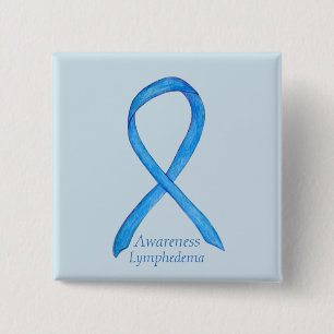 Känsla av lymfodema Ribbon Anpassningsbar Art Pin Knapp