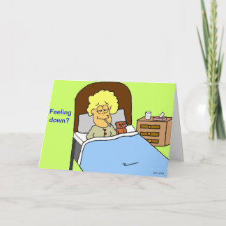 Känsla besegrar hälsning kort