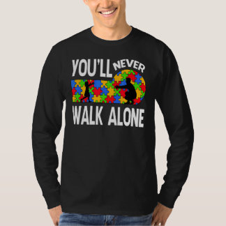 Känsla för autism Du kommer aldrig att gå ensam su T Shirt