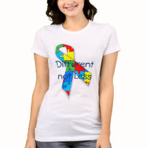 Känsla för autism Olika t-shirt