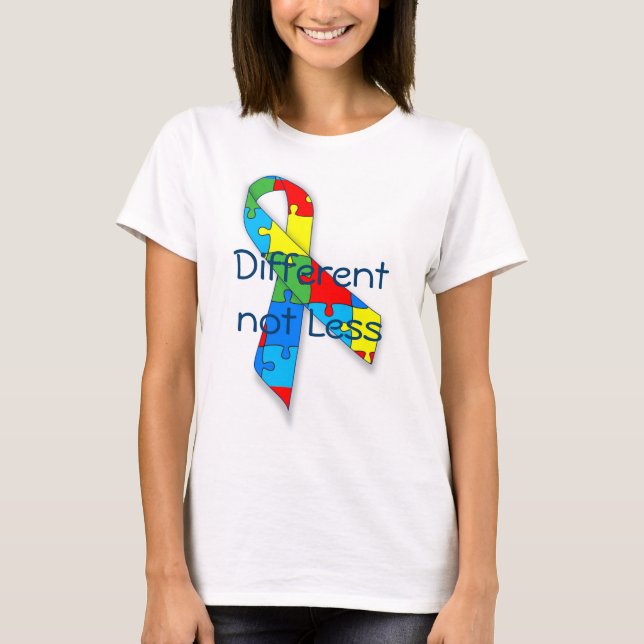 Känsla för autism Olika t-shirt (Framsida)
