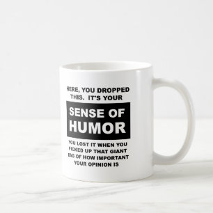 Känsla för humor Rolig mugg