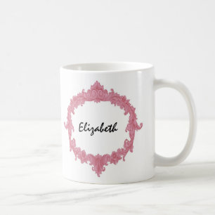 Känsla för namn för brudtärnabröllopanpassningsbar kaffemugg