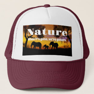 Känsla för natur och elefanter keps