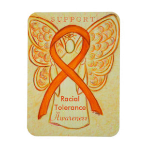Känsla för rastolerans Ribbon Angel Magnet