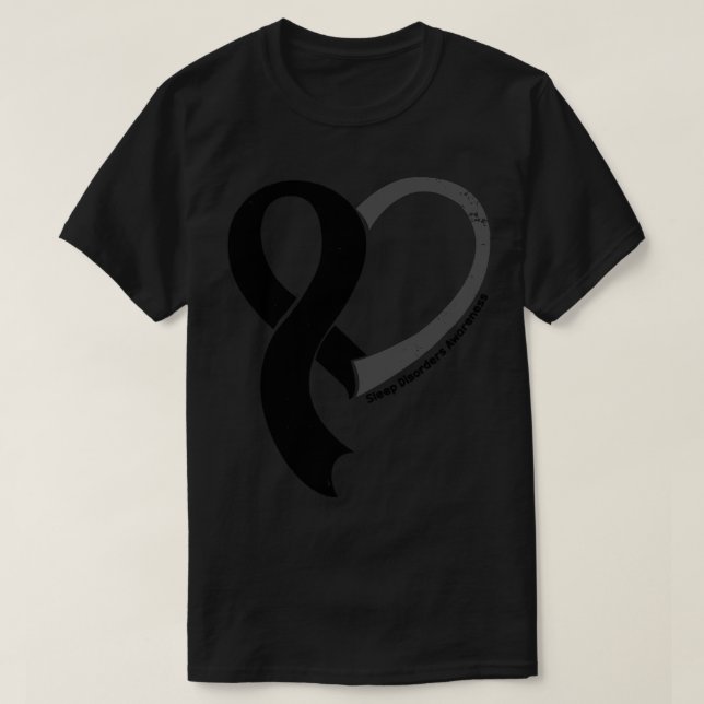 Känsla för sömnstörningar Hoppande Kärlek Hjärtban T Shirt (Design framsida)