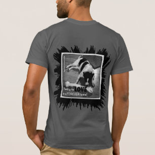 Känsla kärlekgränscollien tee shirt