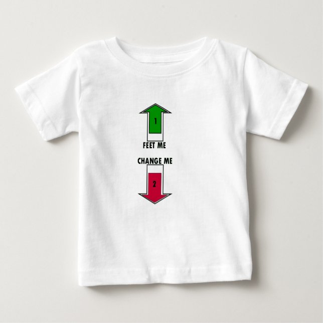 KÄNSLA MIG.ÄNDRA MIG BABY SHIRT T-SHIRT (Framsida)