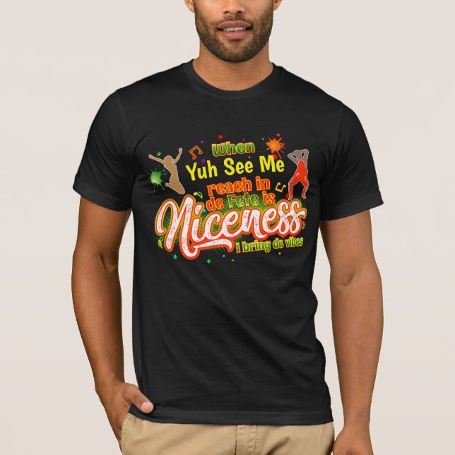Känsla när (ditt namn /text) kommer in i det fria t shirt (Framsida)
